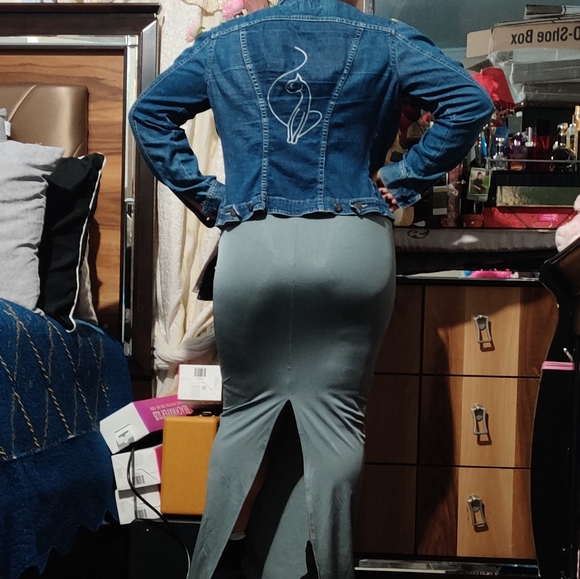 WANTMYLOOK STRAPPY LONG MAXI DRESS GRAY SIZE SMALL - Picture 2 of 8